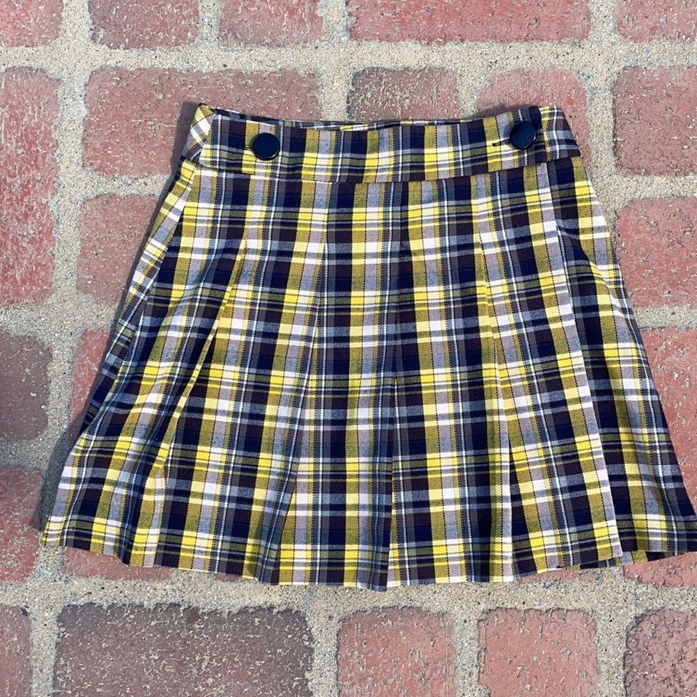 Topshop wrap mini skirt